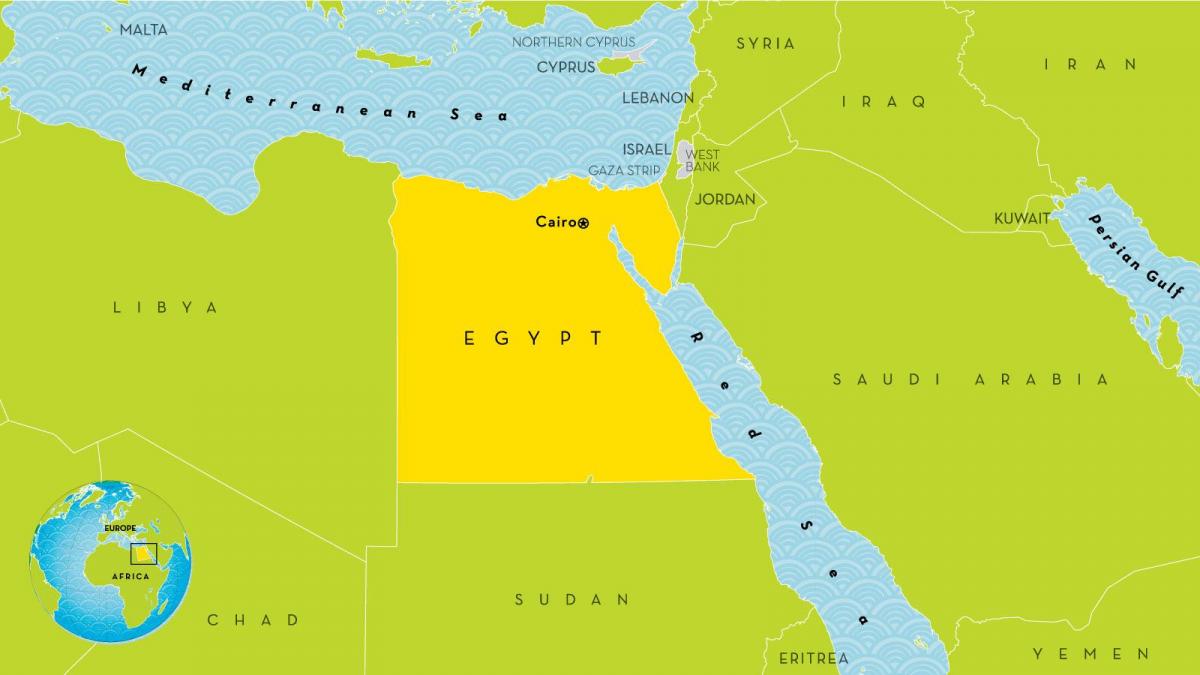 राजधानी मिस्र के शहर के नक्शे